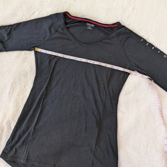 🌷3/15🌷 Calvin Klein Quick Dry Long Sleeve Work Out Tee Size M - Picture 5 of 5